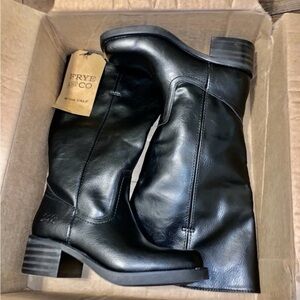 Frye 14L Wide Calf Black boots